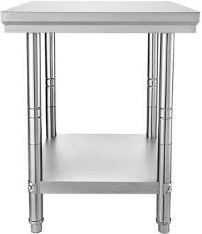 Stainless Steel Commercial Catering Work Table Bench Kitchen Worktop 60X90cm