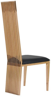 Stainless steel dining chair, simple leather round back chair, home back chair factory wholesale hotel banquet chair