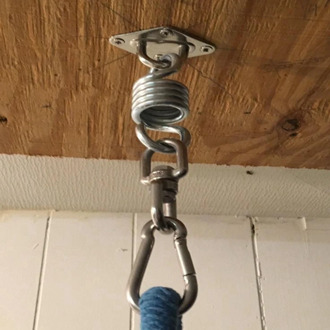 Stainless Steel Hammock Mount Base Suspension Ceiling Hooks Trapeze Swing Gym Hangers For Hammock Yoga Hanging Chair Heavy Duty