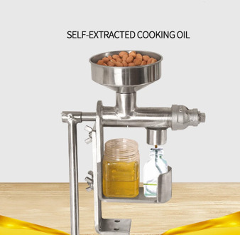 Stainless Steel Home Manual Oil Press Machine Olive Oil Presser Nut Seeds Peanut Mill Expeller Hand squeezer