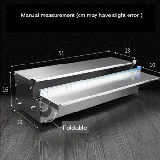 Stainless Steel Kitchen Foil And Cling Film Wrap Dispenser Cutter Storage Preservative Film Roll Case With Cutting Blade