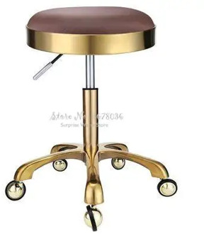Stainless Steel Lifting Stool Explosion-proof Stool Barber Chair Bench Hairdressing Salon Rotating Stool Master Chair