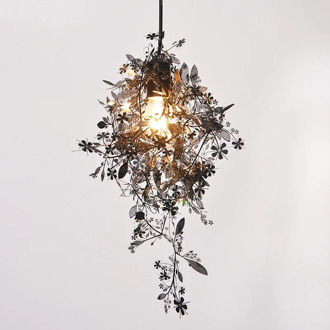 Stainless Steel Lustre Pendant Lights Handmade Silhouette Pendant Lamp Simple Creative Living Room Bedroom Aisle Home Decor