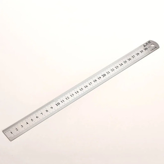 Stainless Steel Metal Ruler Metric Rule Precision Double Sided Measuring Tool 30cm Wholesale