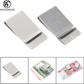 Stainless Steel Money Clip Card Metal Clips Money Card Wallet Clip Credit Card Cash Wallet H