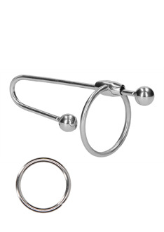 Stainless Steel Penis Plug with Ball - 0.4 / 10 mm