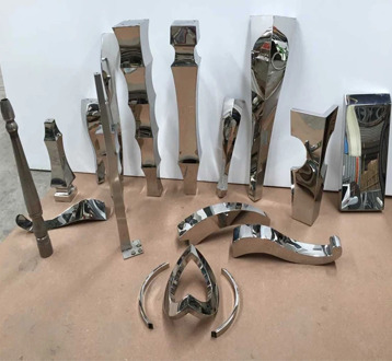 Stainless steel table. Table feet.. Metal furniture legs legs. Semi-finished parts