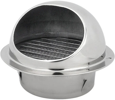 Stainless Steel Wall Ceiling Air Vent Ducting Ventilation Exhaust Grille Cover Outlet Heating Cooling Vent Cap Waterproof Design