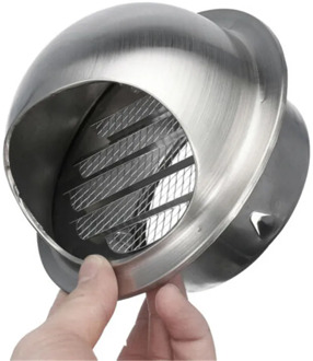 Stainless Steel Wall Ceiling Air Vent Ducting Ventilation Exhaust Grille Cover Outlet Heating Cooling Vents Cap Waterproof