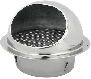 Stainless Steel Wall Ceiling Air Vent Ducting Ventilation Exhaust Grille Cover Outlet Heating Cooling & Vents Cap Waterproof