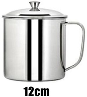 Stainless Steel Water Tea Cup Camping Mug Home Travel Tumbler Healthy Material 12cm 1100ml
