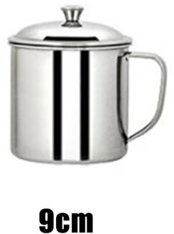 Stainless Steel Water Tea Cup Camping Mug Home Travel Tumbler Healthy Material 9cm 450ml