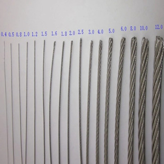Stainless steel wire rope of 10meter cable fine clothesline frame 1/1.2/1.5/1.8/2/2.5/3/4/5mm