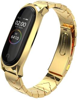 Stalen Armband Voor Xiaomi Miband 5 4 3 Band Horloge Band Roestvrij Stalen Band Voor Xiao Mi 4 5 3 metalen Armband Voor Mi Band 5 4 3