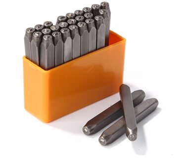 Stalen Letters Sterft Staal Prints Sterke Taaiheid Metalen Draagbare Benodigdheden Voor Lederen Logo Gouden Sieraden Stempelen Gereedschap