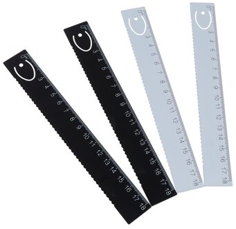 Stalen liniaal & metalen liniaal Metalen bladwijzers heerser voor kinderen Schoolspullen Tekening levert kleur willekeurige 1 pc