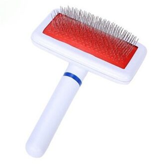 Stalen Naald Kam Voor Hond Kat Pet Hair Remover Brush Hond Rake Kam Massage Grooming Gereedschap Borstel Huisdier Hond Accessoires