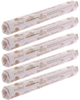 Stamford 5x Pakje Stamford wierook stokjes Egyptische musk geur