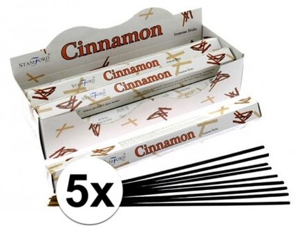 Stamford Wierook stokjes kaneel kruiden mix - 100x stuks - meditatie - huisgeuren