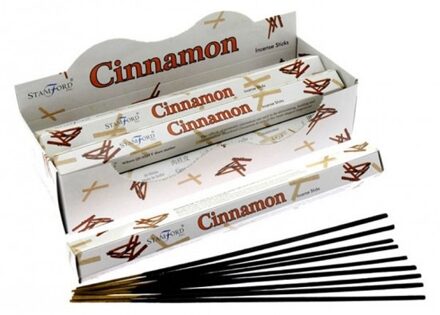 Stamford Wierook stokjes kaneel kruiden mix - 60x stuks - meditatie - huisgeuren
