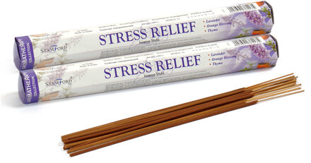 Stamford Wierook stokjes ontstressen - 40x stuks - kruiden mix - meditatie - anti stress