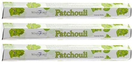 Stamford wierook stokjes patchouli geur - 60x stokjes