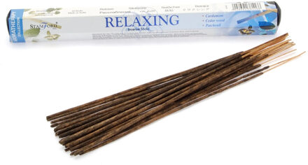 Stamford Wierook stokjes - Relax - 20x stuks - kardemom - cederhout - patchoeli Multi