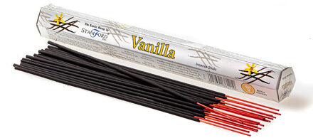 Stamford wierook stokjes vanille geur - 20x stokjes - Lichaam in balans Multi