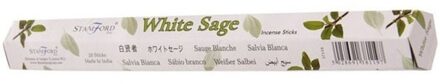Stamford wierook stokjes witte salie geur - 20x - Lichaam in balans - Meditatie