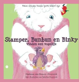 Stamper, Bunbun en Binky vinden een vogeltje -  Hadassa van Rossum-Huurnink (ISBN: 9789465283333)