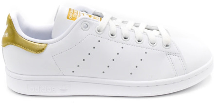 Stan Smith W Dames Sneakers - Ftwr White/Ftwr White/Gold Met. - Maat 37 1/3