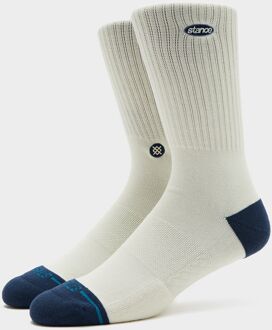 Stance Blurred Crew Socks, wit - M