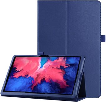 Stand flip sleepcover hoes - Lenovo Tab P11 Pro - Donkerblauw