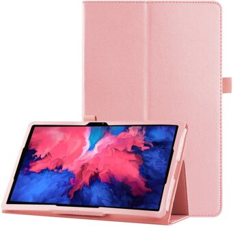Stand flip sleepcover hoes - Lenovo Tab P11 Pro - Lichtroze