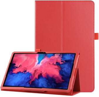 Stand flip sleepcover hoes - Lenovo Tab P11 Pro - Rood