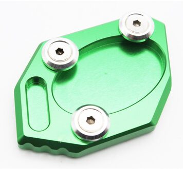 Stand Plaat Extension Pad Kickstand Side Voor Kawasaki Z900 Z 900 Motorfiets Aluminium groen
