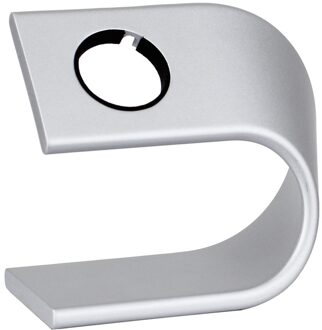 Stand Voor Apple Horloge Band Serie 6 Se 5 4 3 U Houder Opladen Cradle Beugel Accessoires Iwatch Band 44mm 40Mm 42Mm 38Mm zilver
