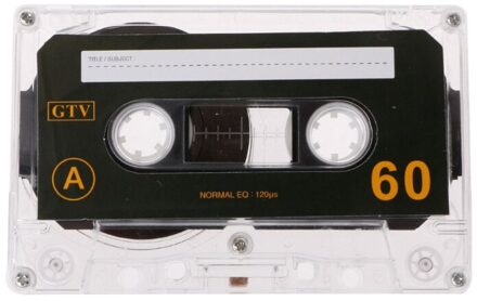 Standaard Cassette Leeg Tape Lege 60 Minuten Audio Opname Voor Spraak Muziekspeler