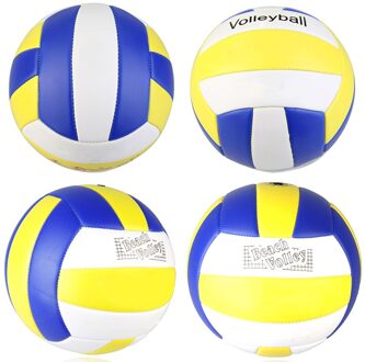 Standaard Maat 5 Volleybal Pu Leer Wedstrijd Volleybal Indoor Outdoor Training Bal Soft Touch Beachvolleybal Diameter 21.5Cm
