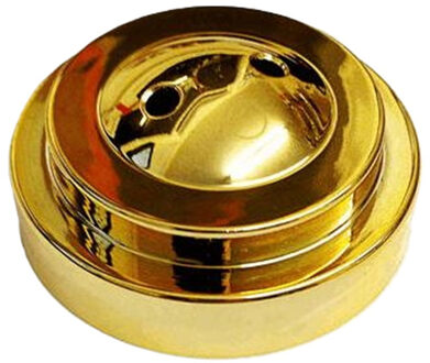 Standaard voor tafelvlaggetje - goud - kunststof - met 2 gaatjes