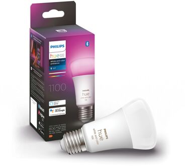 STANDAARDLAMP A60 E27 1-pack WIT EN GEKLEURD LICHT