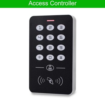 Standalone Access Control Keypad Rfid Toetsenbord Systeem Waterdichte Outdoor Cover 125Khz Controller Kaartlezer 10Pcs Keyfobs RFID Keypad enkel en alleen