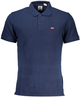 Standard fit polo van piqué katoen Donkerblauw - XL