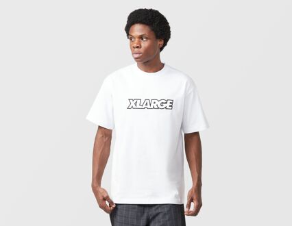Standard Logo T-Shirt, wit - XL