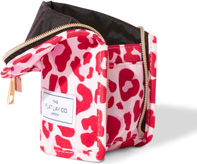 Standing Brush Case - Pink Leopard