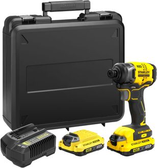 Stanley Accu-Slagschroevendraaier V20 SFMCF810D2K Multikleur