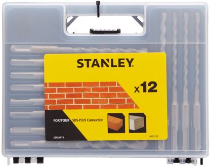 Stanley Betonboor Sds Plus Set - Diam. 6-14mm - 12 Stuks