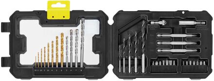 Stanley Boor- En Bitset - Sta7222-xj - Voor Hout/metaal/steen - 36-delig