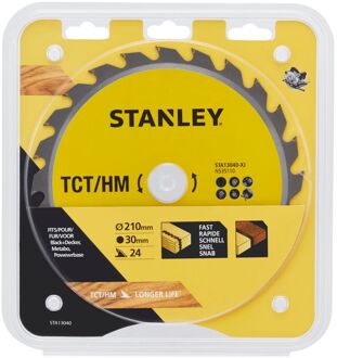 Stanley Cirkelzaagblad Sta13040-xj Tct/hm Ø210mm