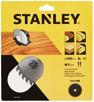 Stanley Cirkelzaagblad Sta13255xj Tct/hm Ø160mm